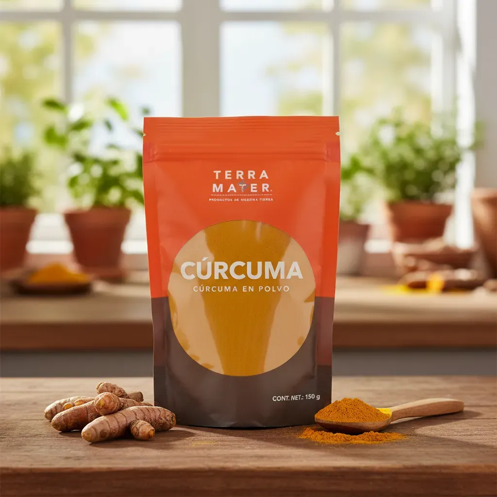 Cúrcuma Orgánica en Polvo(150g) Terramater - Imagen 2