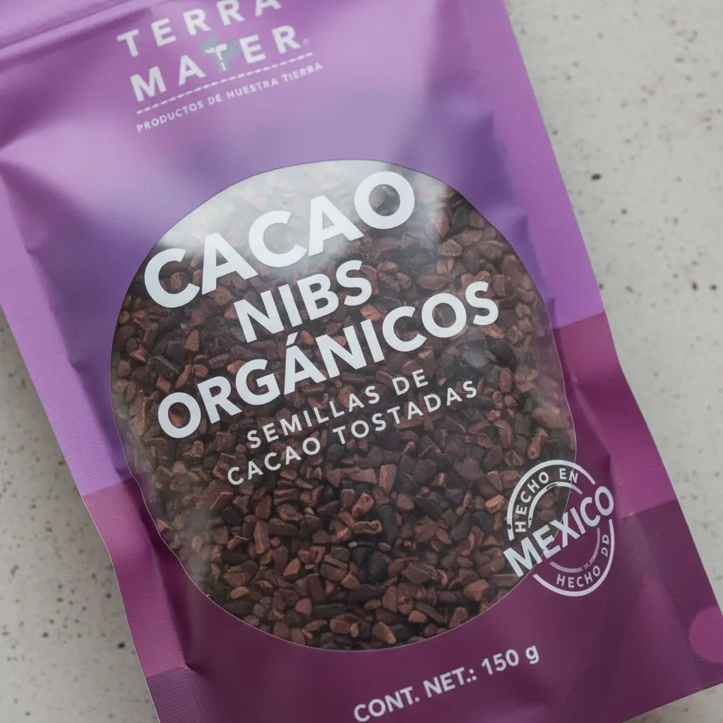 Cacao Nibs Orgánico (150g) Terramater - Imagen 4