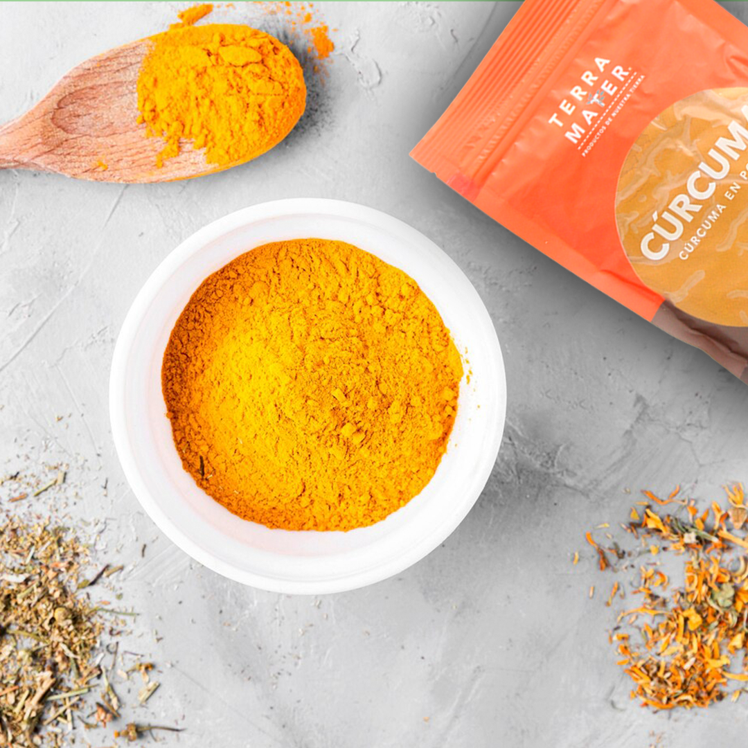 Cúrcuma Orgánica en Polvo(150g) Terramater - Imagen 4